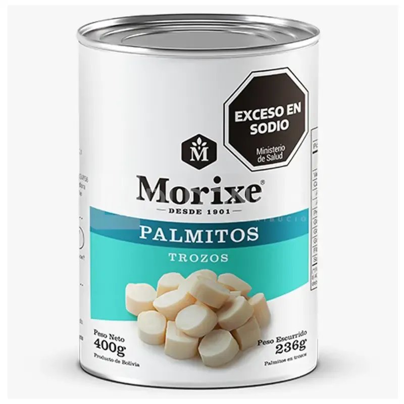 Palmitos en Trozos MORIXE 400 gr