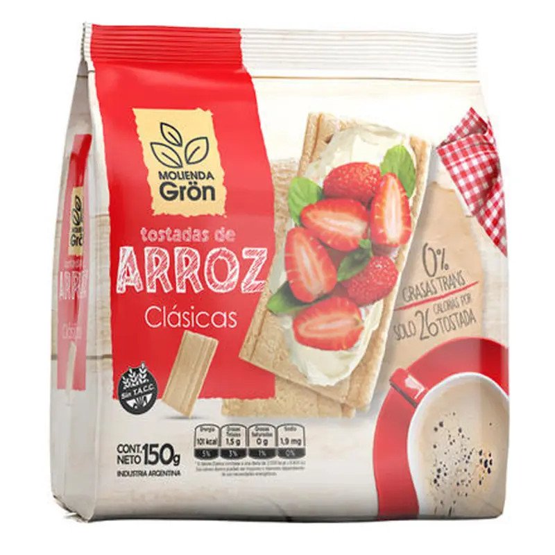 Tostadas de Arroz Clásicas Molienda Grön 150 g