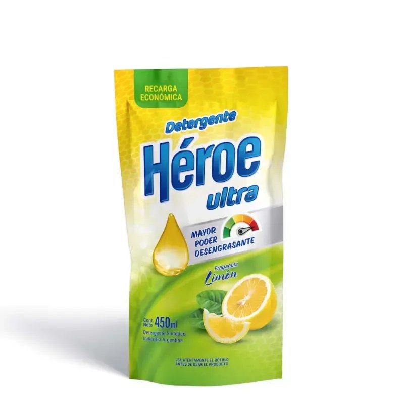 清潔劑 檸檬 HEROE 立袋 450 ml